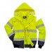 Portwest C465 Hi-Vis Contrast Bomber Jacket Portwest C465 Hi-Vis Contrast Bomber Jacket