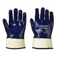 Portwest A302 Fully Dipped Nitrile Safety Cuff (Pack of 12) Portwest A302 Fully Dipped Nitrile Safety Cuff (Pack of 12)