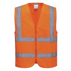 Portwest C375 Hi-Vis Zipped Band & Brace Vest Portwest C375 Hi-Vis Zipped Band & Brace Vest