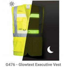 Portwest G476 Glowtex Executive Vest Portwest G476 Glowtex Executive Vest
