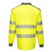 Portwest T184 PW3 Hi-Vis Long Sleeve Polo Shirt Portwest T184 PW3 Hi-Vis Long Sleeve Polo Shirt