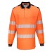 Portwest T184 PW3 Hi-Vis Long Sleeve Polo Shirt Portwest T184 PW3 Hi-Vis Long Sleeve Polo Shirt