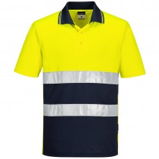 S175 - HI-VIS LIGHTWEIGHT CONTRAST POLO SHIRT  S175 - HI-VIS LIGHTWEIGHT CONTRAST POLO SHIRT