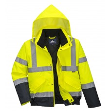 Portwest S266 Hi-Vis Two Tone Bomber Jacket Portwest S266 Hi-Vis Two Tone Bomber Jacket