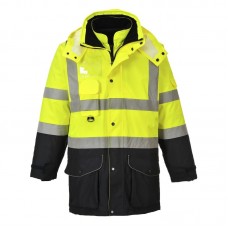 Portwest S426 Hi-Vis 7 in 1 Contrast Traffic Jacket Portwest S426 Hi-Vis 7 in 1 Contrast Traffic Jacket