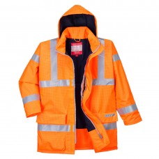 Portwest S778 Bizflame Rain Hi-Vis Breathable Antistatic FR Jacket Portwest S778 Bizflame Rain Hi-Vis Breathable Antistatic FR Jacket