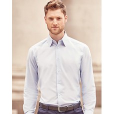 Russell 922M  Mens Long Sleeve Easy Care Tailored Oxford Shirt Russell 922M  Mens Long Sleeve Easy Care Tailored Oxford Shirt
