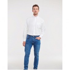 RUSSELL 932M MENS LONG SLEEVE OXFORD SHIRT  RUSSELL 932M MENS LONG SLEEVE OXFORD SHIRT
