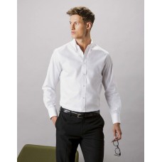Kustom Kit KK188 Tailored Premium Long Sleeve Oxford Shirt