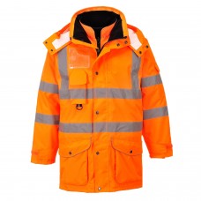 Portwest RT27 Hi-Vis 7-in-1 Traffic Jacket, RIS Portwest RT27 Hi-Vis 7-in-1 Traffic Jacket, RIS