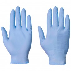 Supertouch G8052 Blue Medical Grade Nitrile Powder Free Disposable Gloves Box Of 100