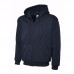 Uneek UC504 Adults Classic Full Zip Hooded Sweatshirt  Uneek UC504 Adults Classic Full Zip Hooded Sweatshirt