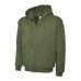 Uneek UC504 Adults Classic Full Zip Hooded Sweatshirt  Uneek UC504 Adults Classic Full Zip Hooded Sweatshirt