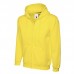 Uneek UC504 Adults Classic Full Zip Hooded Sweatshirt  Uneek UC504 Adults Classic Full Zip Hooded Sweatshirt