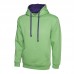 Uneek UC507  Contrast Hooded Sweatshirt Uneek UC507  Contrast Hooded Sweatshirt
