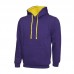 Uneek UC507  Contrast Hooded Sweatshirt Uneek UC507  Contrast Hooded Sweatshirt