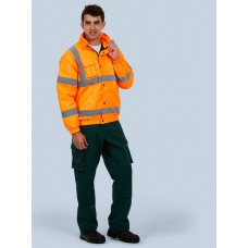 Uneek UC804 Hi-Vis Bomber Jacket  Uneek UC804 Hi-Vis Bomber Jacket